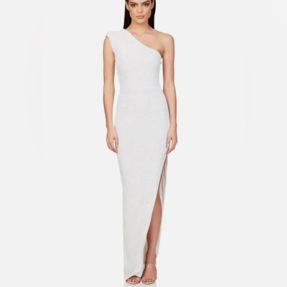 Nookie -- Veda Embellished One Shoulder Gown
